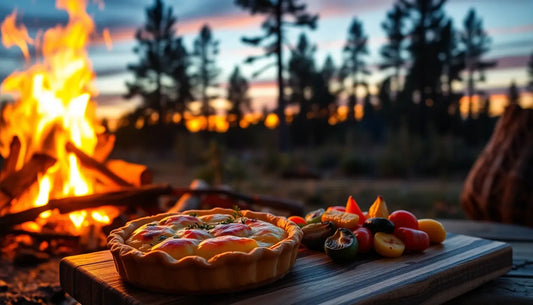 Grilled Vegetable Pie by the Fire: A Savory and Hearty Main Dish