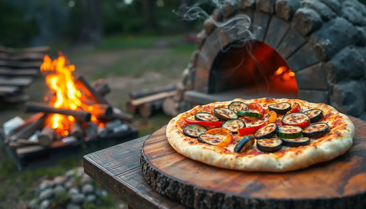 Grilled Vegetable Pizza by the Fire: A Delicious and Healthy Option