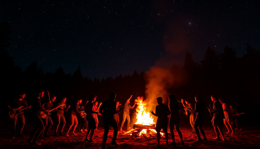 Ignite the Night: Music and Dance by the Campfire