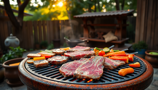 Japanese BBQ Night at the American Fire Pit: A Taste of Tradition