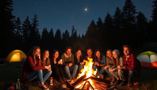 Building Connections Around the Campfire: Socializing in the Great Outdoors