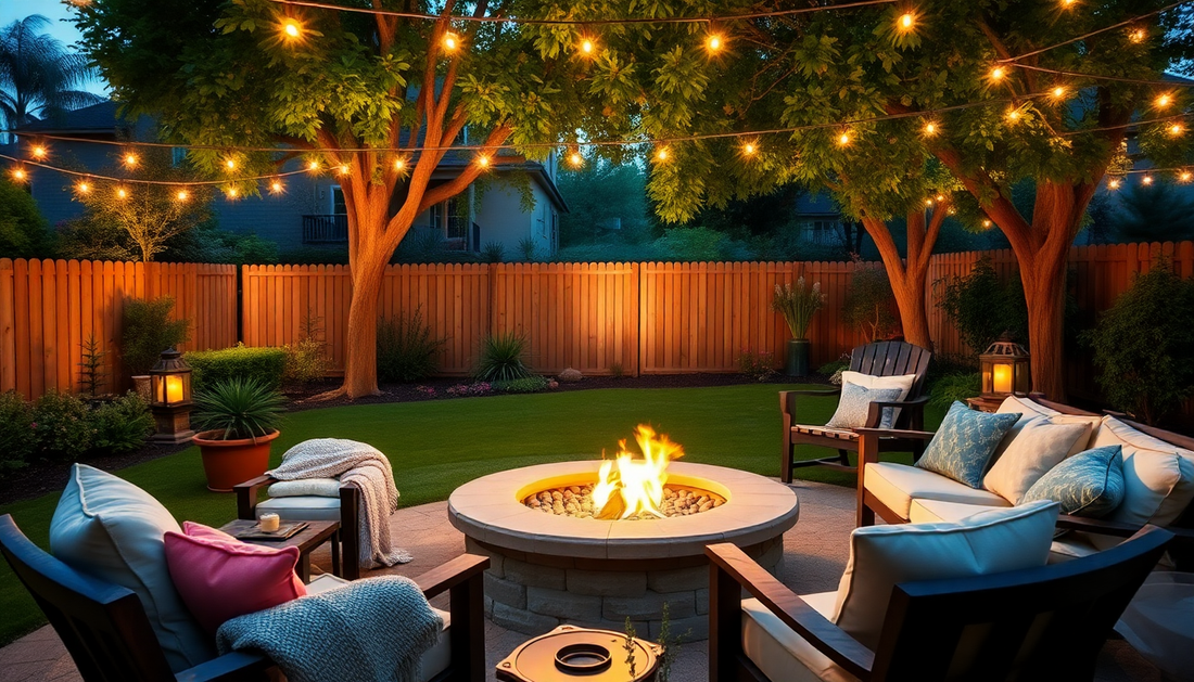 Elevate Your Backyard Oasis with Creative Fire Pit Decor