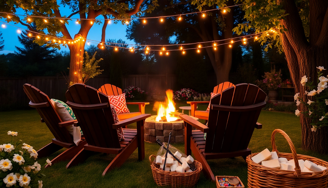 Elevate Your Backyard Oasis: Creative Campfire Decor for a Cozy Ambiance