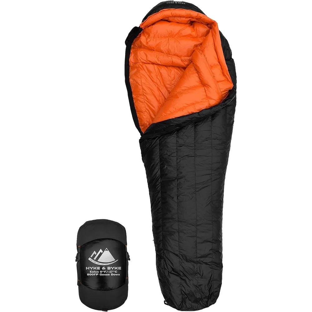 0°F Cold Weather Mummy Sleeping Bag - 800 FP Goose Down