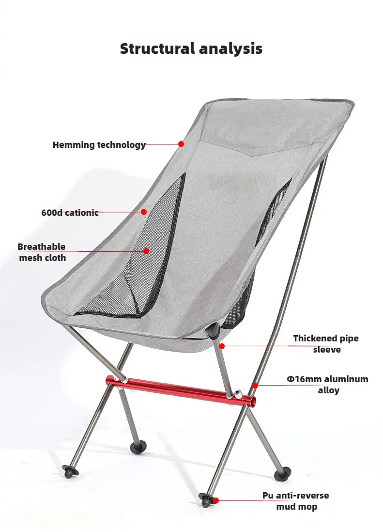 Ultra Light Aluminum Moon Chair