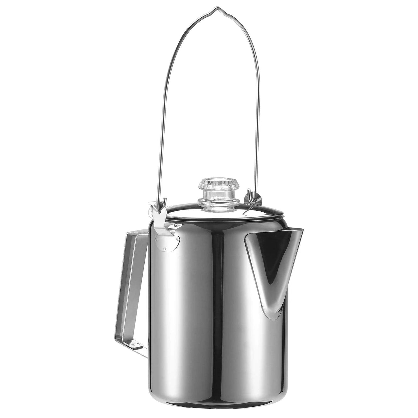 TakeFunGOGOGO 1.2L Stainless Steel Camping Percolator TakeFunGOGOGO 