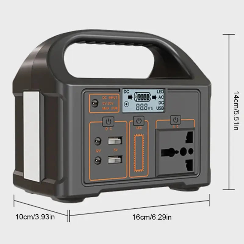 100W Portable Solar Power Station - 电池