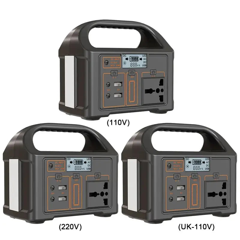 100W Portable Solar Power Station - 电池