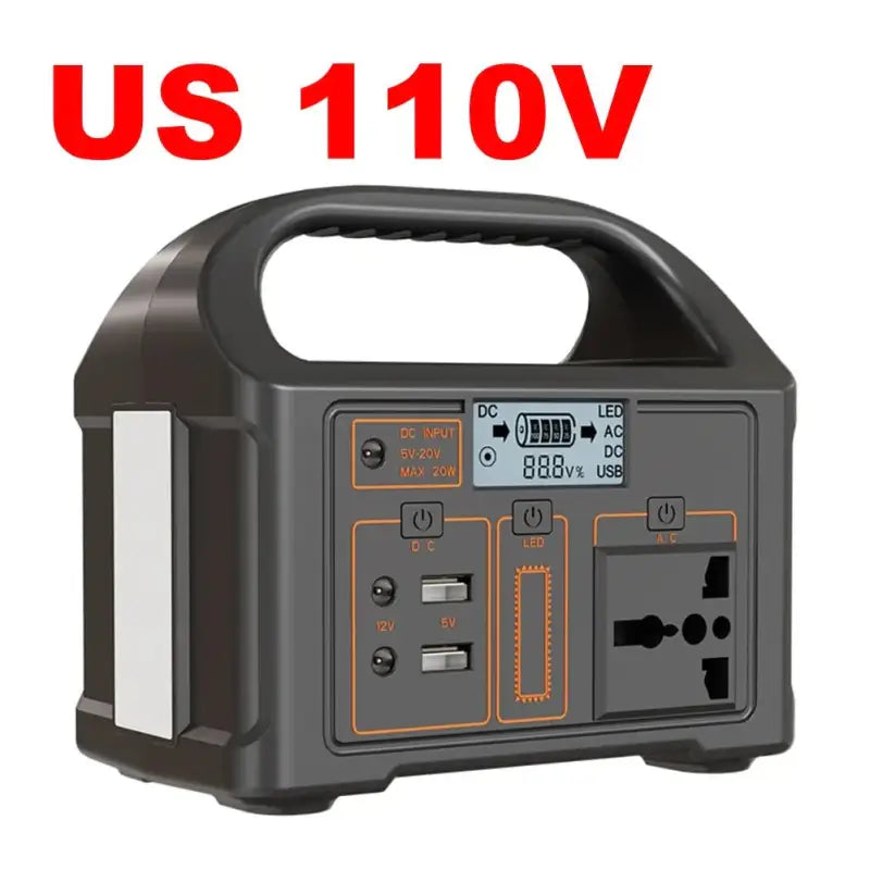 100W Portable Solar Power Station - US 110V - 电池