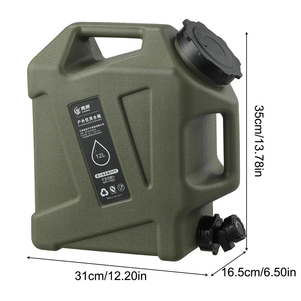 TakeFunGOGOGO 12L Portable Camping Water Container TakeFunGOGOGO 