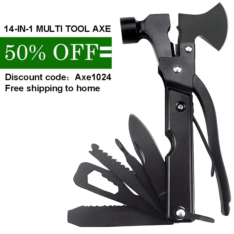 14-in-1 Multi Tool Axe - 五金工具