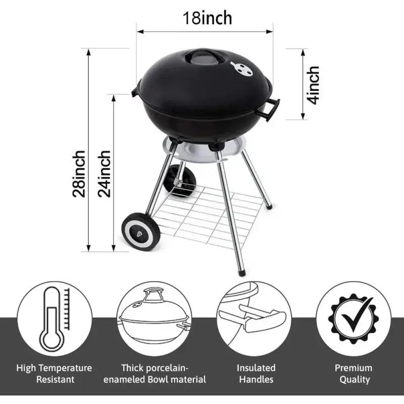 TakeFunGOGOGO Portable Charcoal Grill TFgogogo 