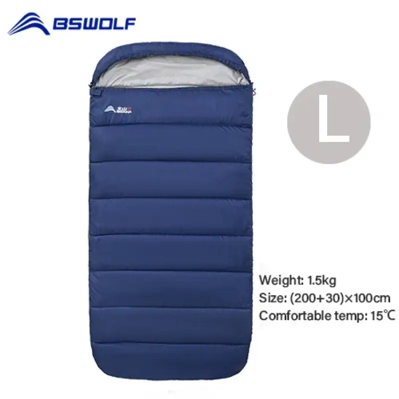 3-Season Large Sleeping Bag - NavyL - 睡袋