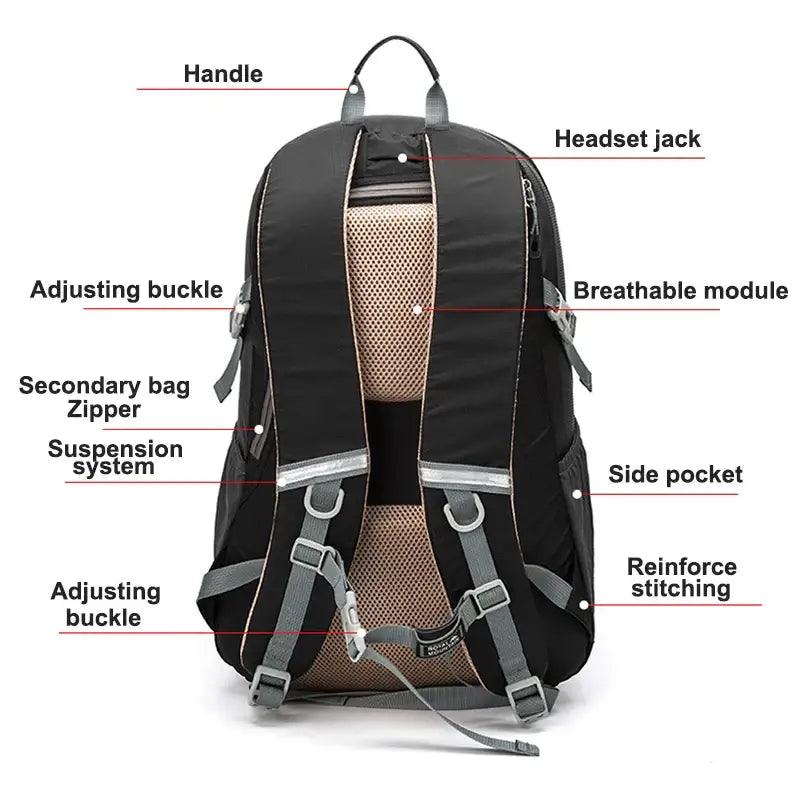 TakeFunGOGOGO Durable 30L Outdoor Backpack TFgogogo backpack backpack brands backpack exchange backpacking clear backpack hiking backpack travel backpack