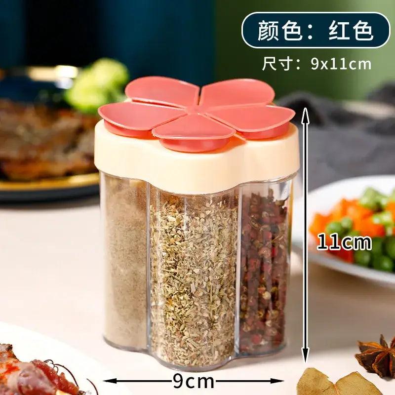 TakeFunGOGOGO 4-in-1 Transparent Spice Dispenser TakeFunGOGOGO 