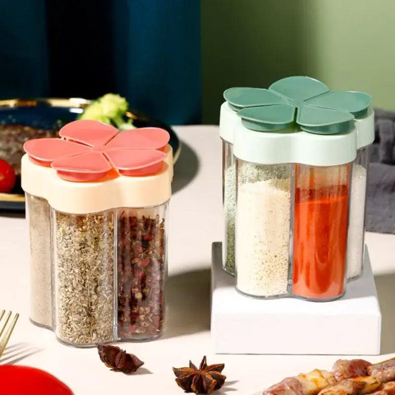 TakeFunGOGOGO 4-in-1 Transparent Spice Dispenser TakeFunGOGOGO 