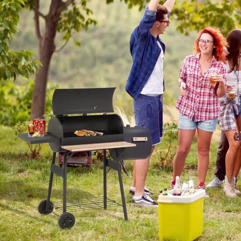 TakeFunGOGOGO Portable Barrel Charcoal BBQ Grill TFgogogo 