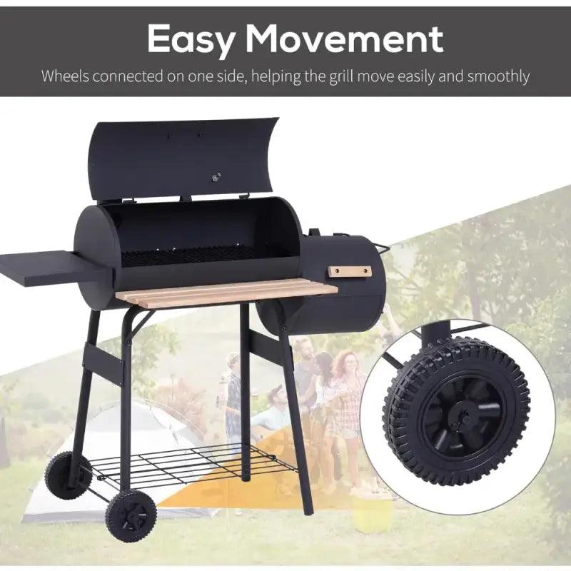 TakeFunGOGOGO Portable Barrel Charcoal BBQ Grill TFgogogo 