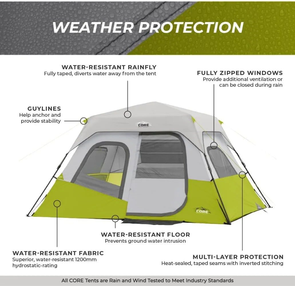 Instant Cabin Tent - 6 Person