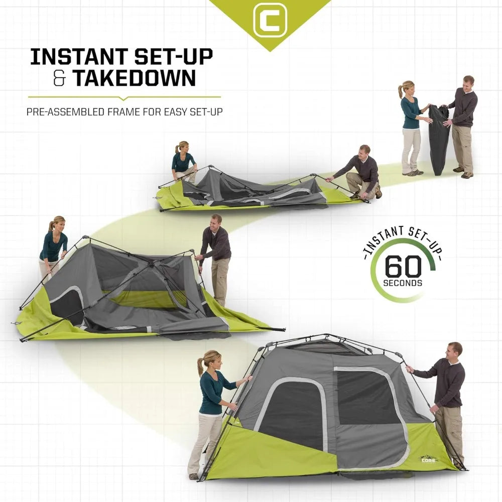 Instant Cabin Tent - 6 Person