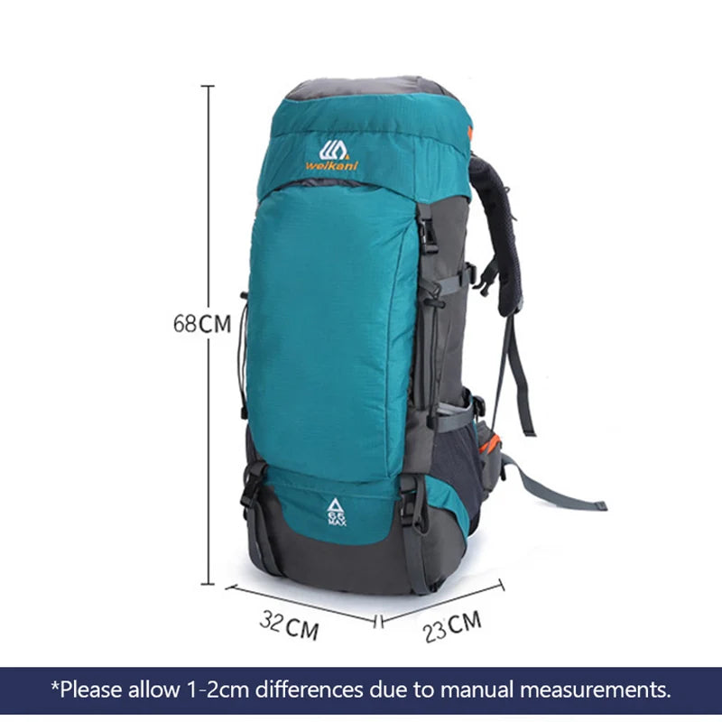 65L Waterproof Mountaineering Backpack