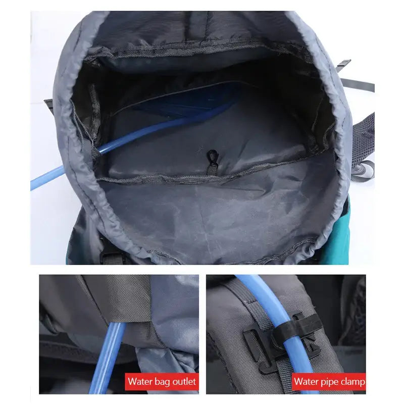 65L Waterproof Mountaineering Backpack - 背包