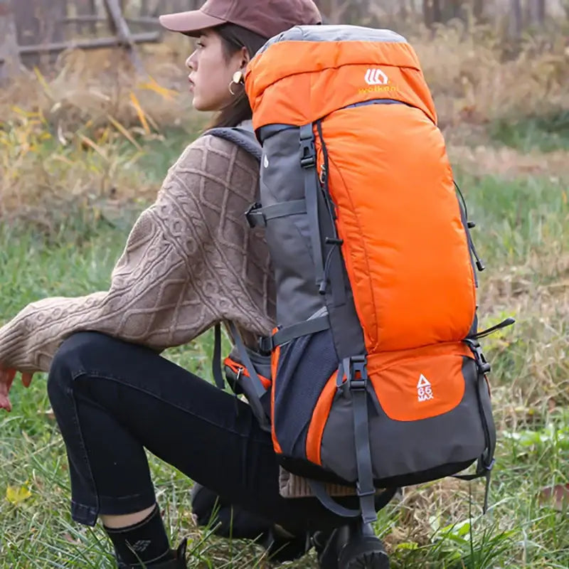 65L Waterproof Mountaineering Backpack - 背包