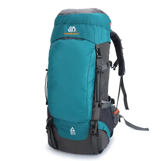 65L Waterproof Mountaineering Backpack - 65L Green - 背包