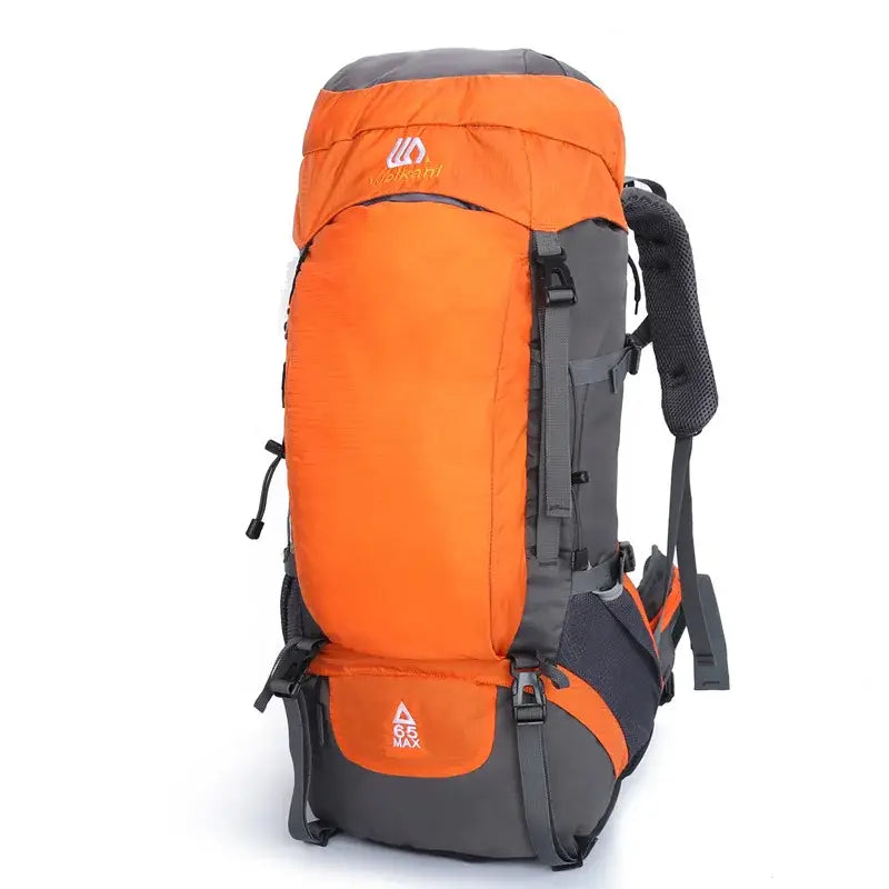 65L Waterproof Mountaineering Backpack - 65L Orange - 背包