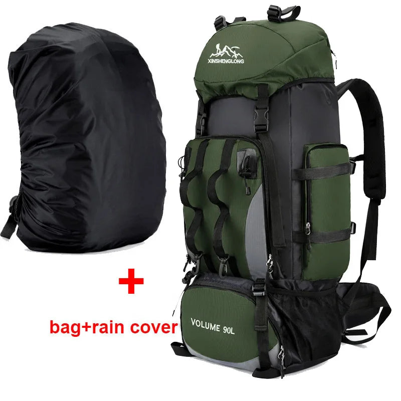 Large Capacity Waterproof Hiking Backpack