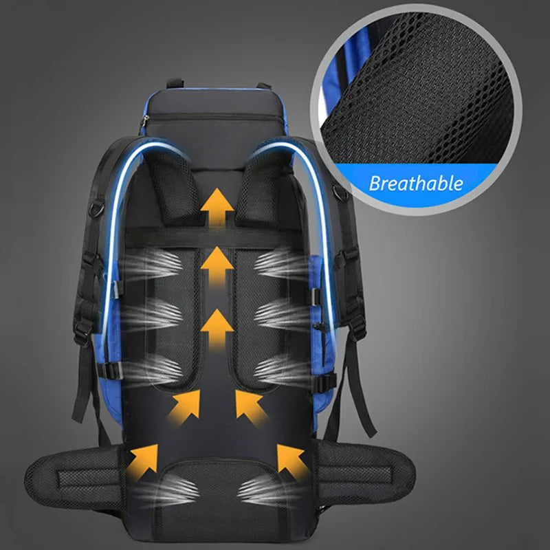 Large Capacity Waterproof Hiking Backpack