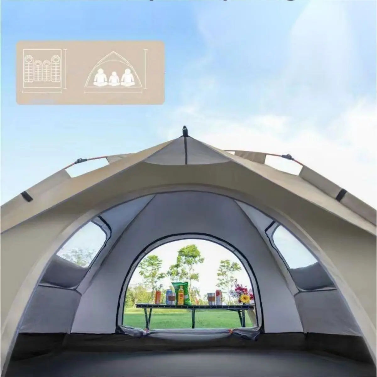 Automatic Quick-open Tent