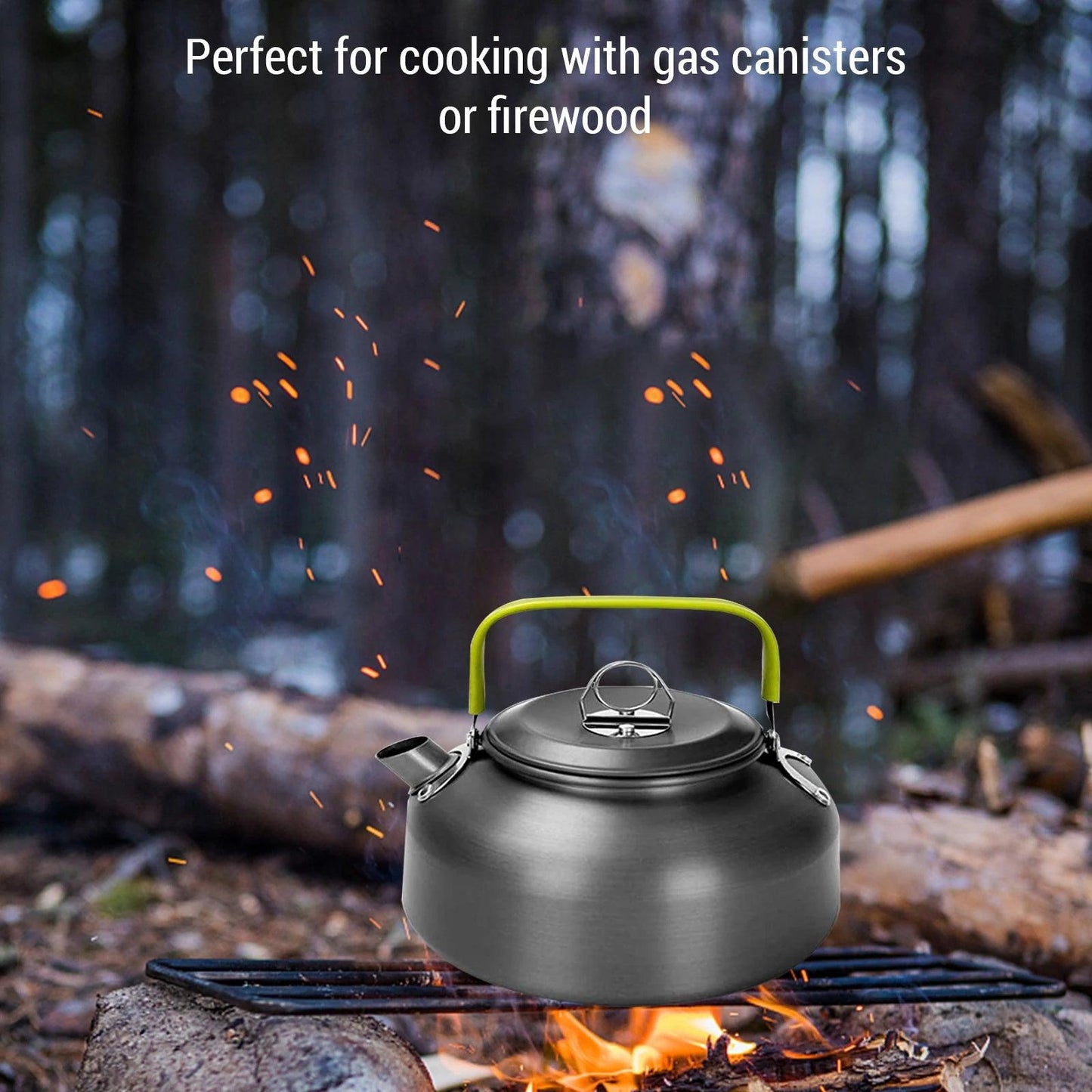 TakeFunGOGOGO Compact 2-Person Camping Cookware Set TakeFunGOGOGO 