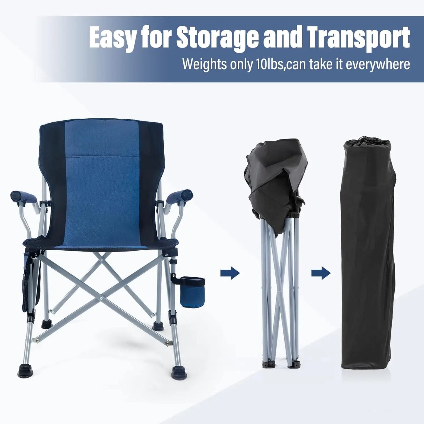 Heavy Duty Folding Camping Chair