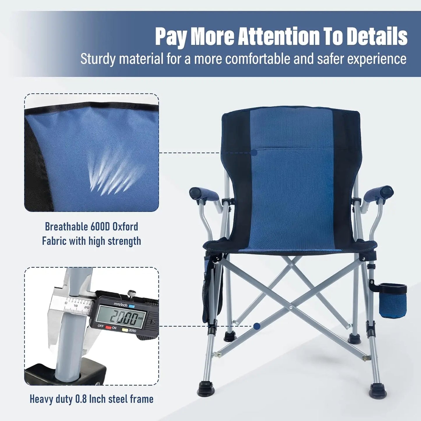 Heavy Duty Folding Camping Chair