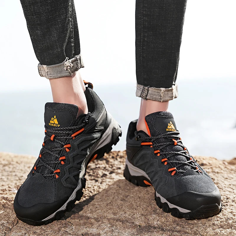 Durable Leather Hiking Shoes