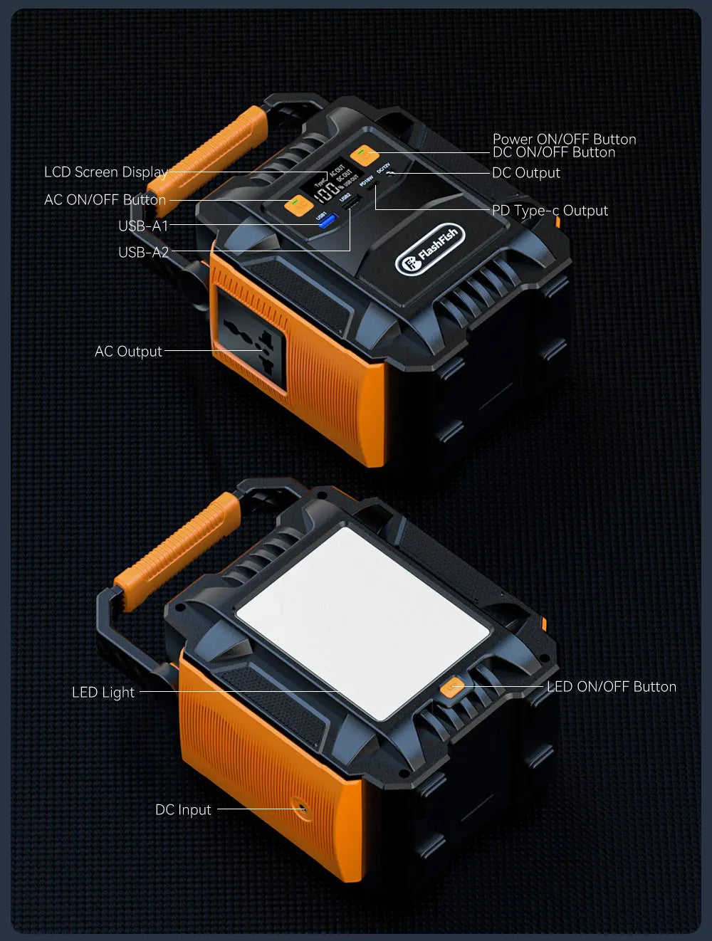 Flashfish 200W Solar Generator