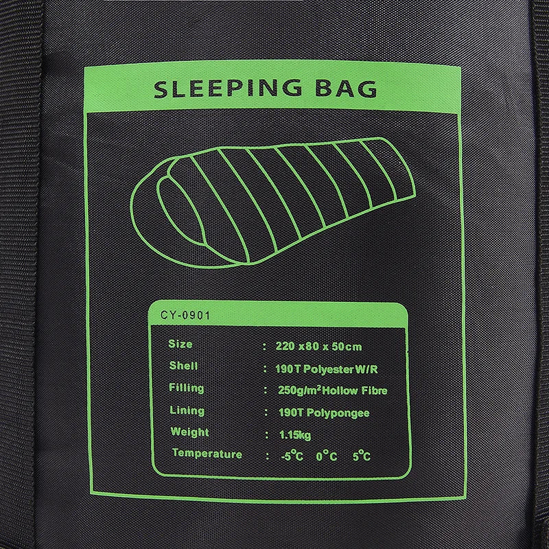 Spring Summer Four-Hole Cotton Mummy Sleeping Bag