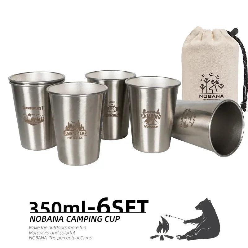 TakeFunGOGOGO Portable Stainless Steel Cup Set TakeFunGOGOGO 