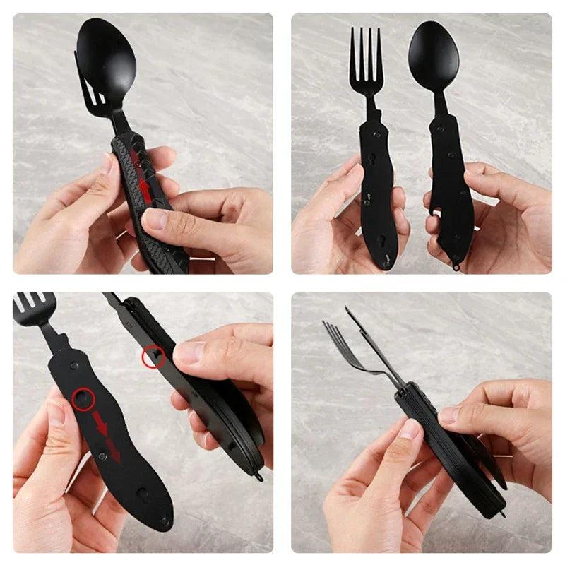 TakeFunGOGOGO Multi-Tool Stainless Steel Cutlery Set TakeFunGOGOGO 