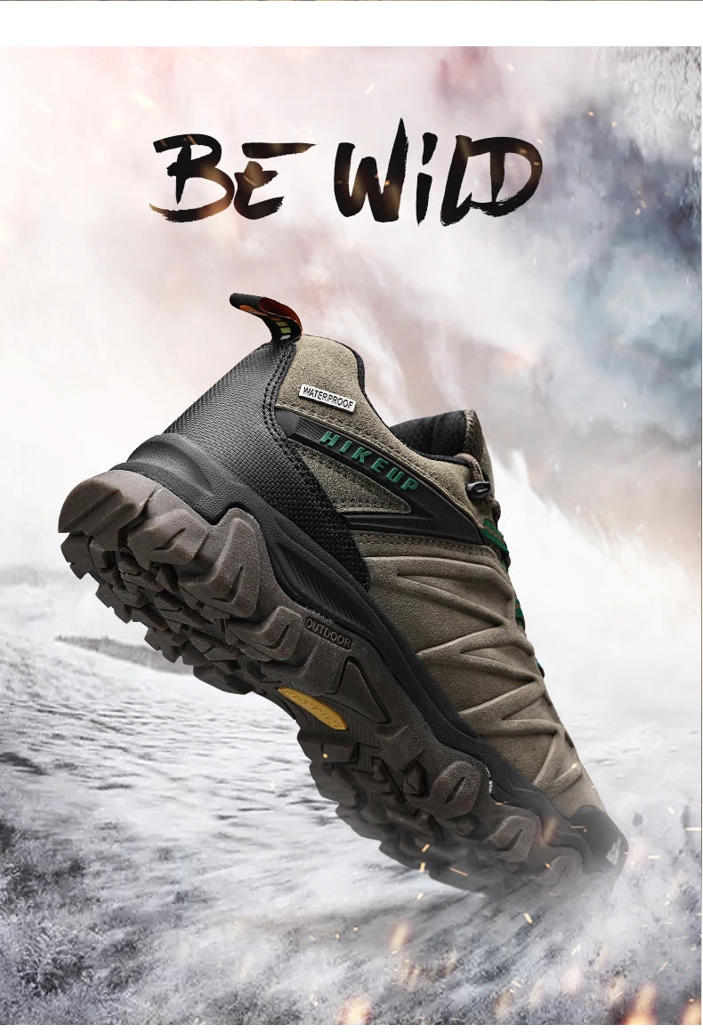 Durable Leather Hiking Shoes