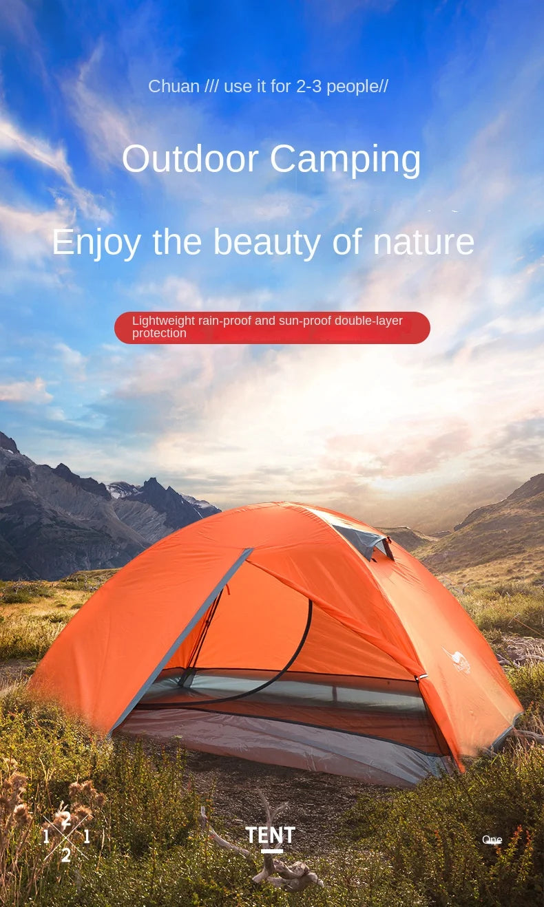 Portable Double-Decker Camping Tent