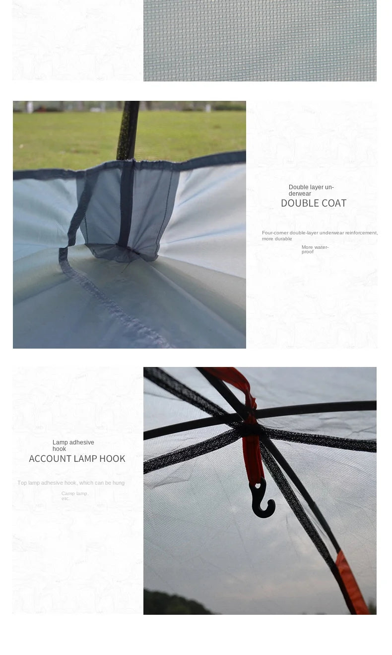 Portable Double-Decker Camping Tent