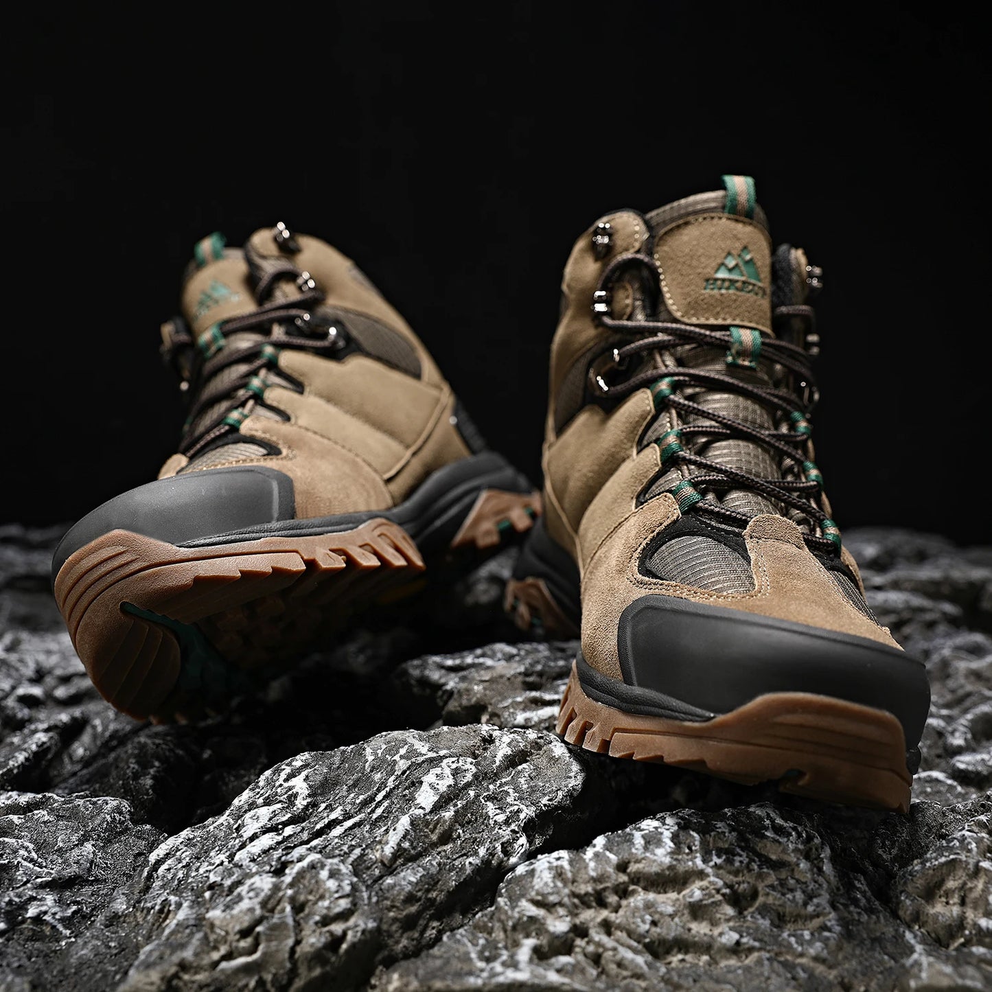 Waterproof High-Top Hiking Boots