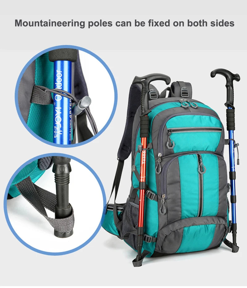 50L Waterproof Mountaineering Backpack