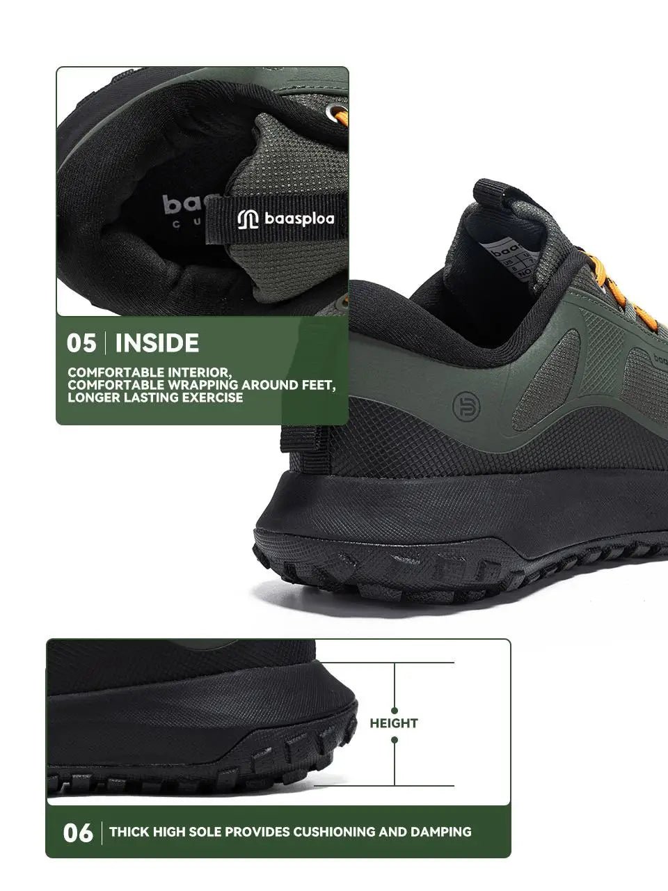 Men's Anti-Splash Hiking Sneakers