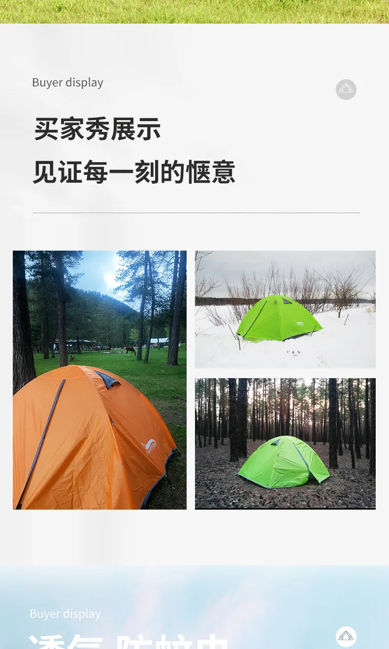 Portable Double-Decker Camping Tent