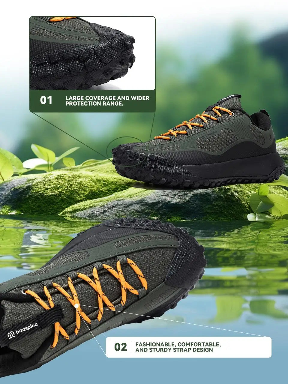 Men's Anti-Splash Hiking Sneakers