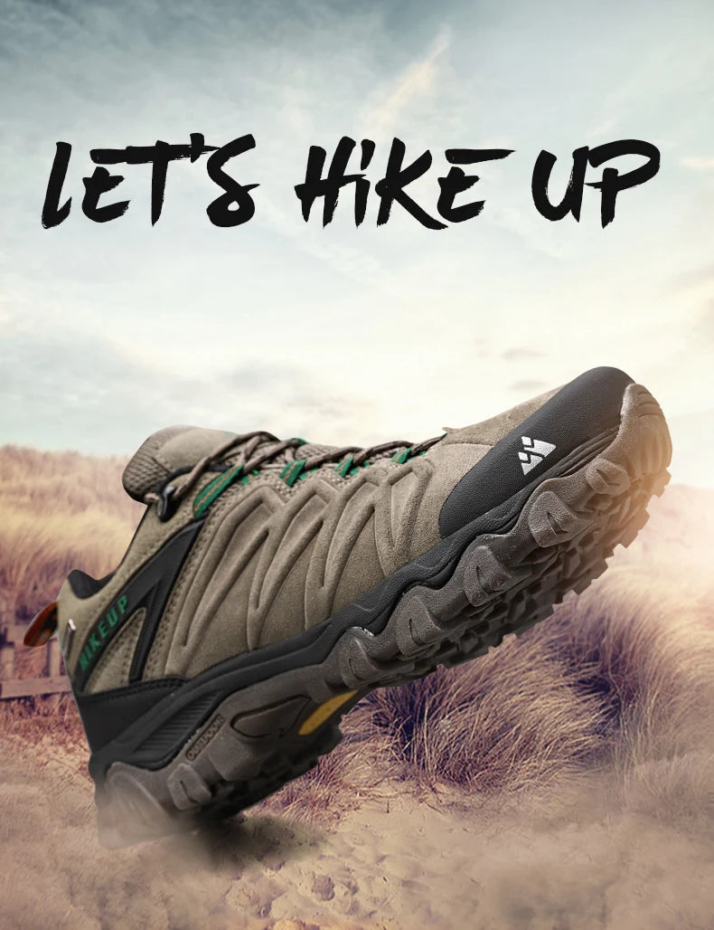 Durable Leather Hiking Shoes