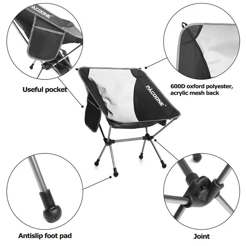 Ultralight Aluminum Folding Chair